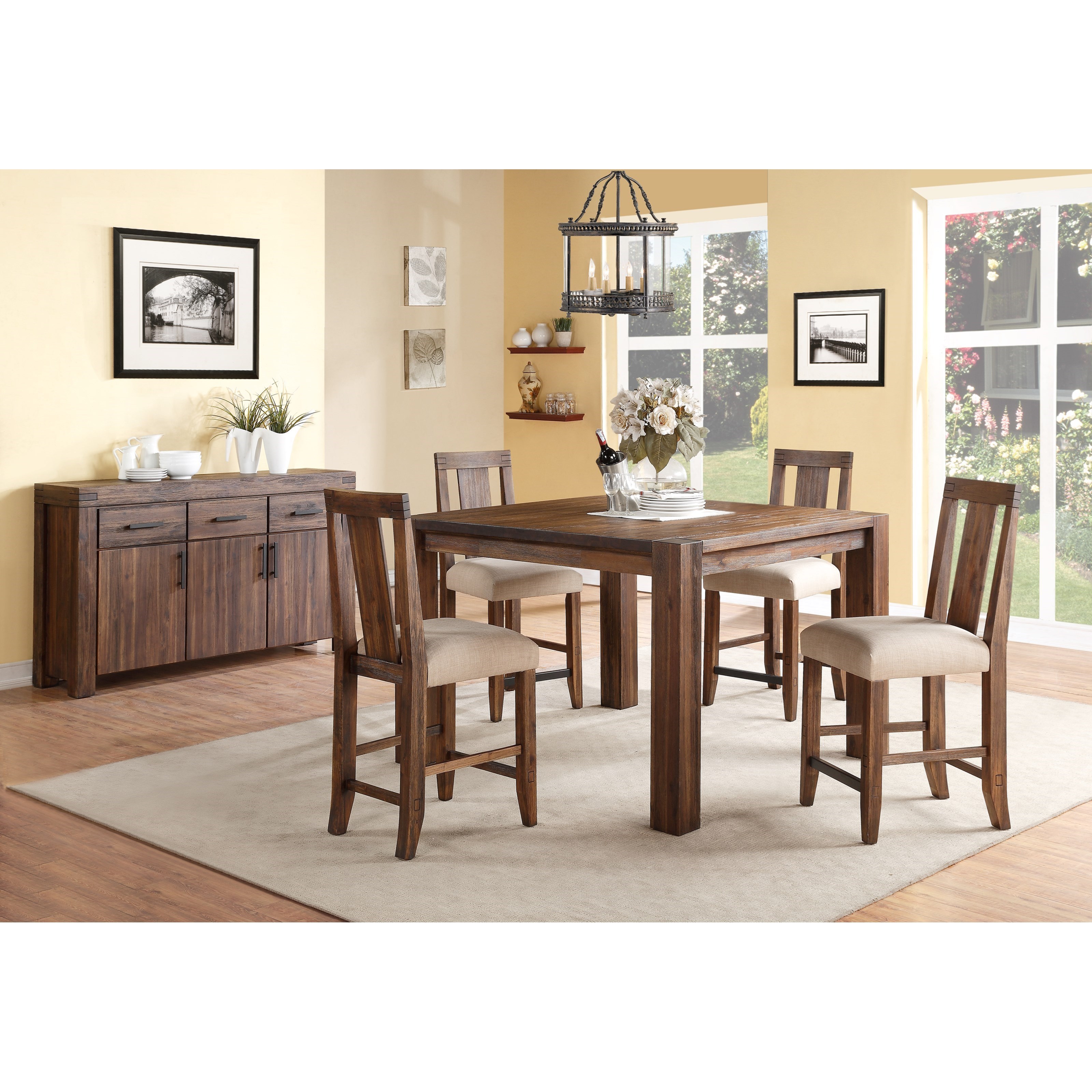 The brick best sale counter height table